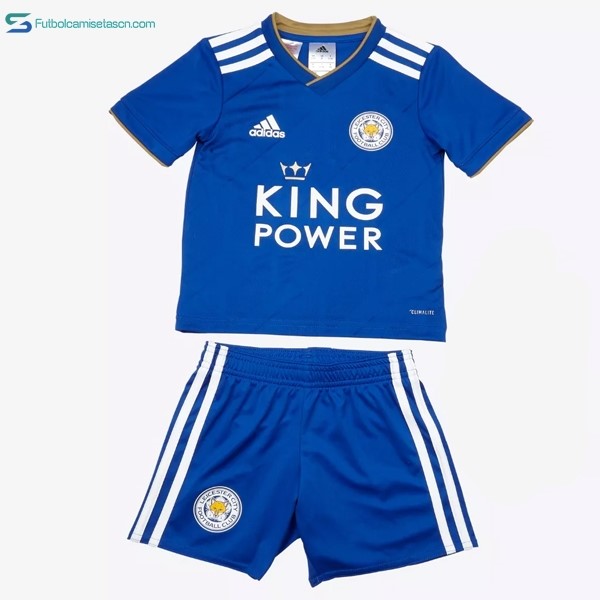 Camiseta Leicester City 1ª Niños 2018/19 Azul